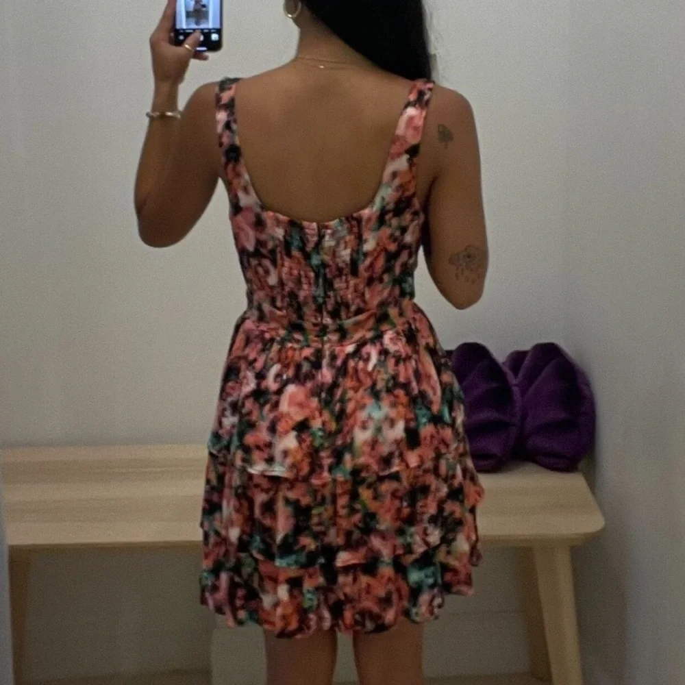 Lana mini tiered skater tank dress - NWT - Large - Multicolor - Picture 5 of 7